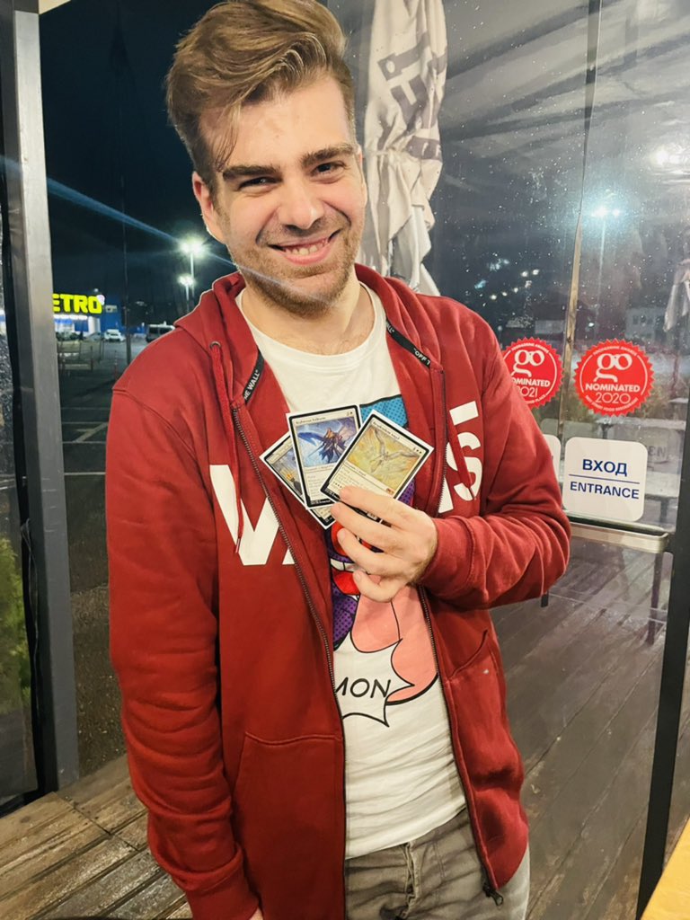 sokos13_'s tweet photo. Went 10-4-1 at the RC and back on the PT 🥳🥳.Special thanks to @TaliskerMTGO for pretty much everything and my uttermost gratitude to @filipamtg for providing me skyclave clerics which I couldn’t find otherwise and proved of high importance.Magic is back.We are back. #LECSofia https://t.co/ErIXkOszdp