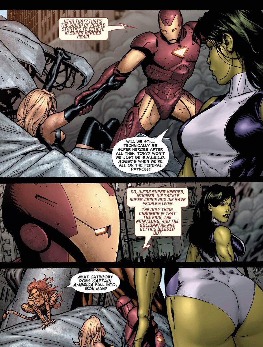 She Hulk’s ass did not need to be shown there Bruh 💀

Civil War #2