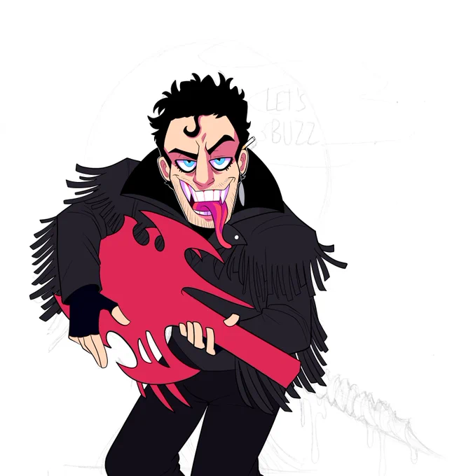some unfinished art that i'll likely never finish bc i don't use .sai  anymore 