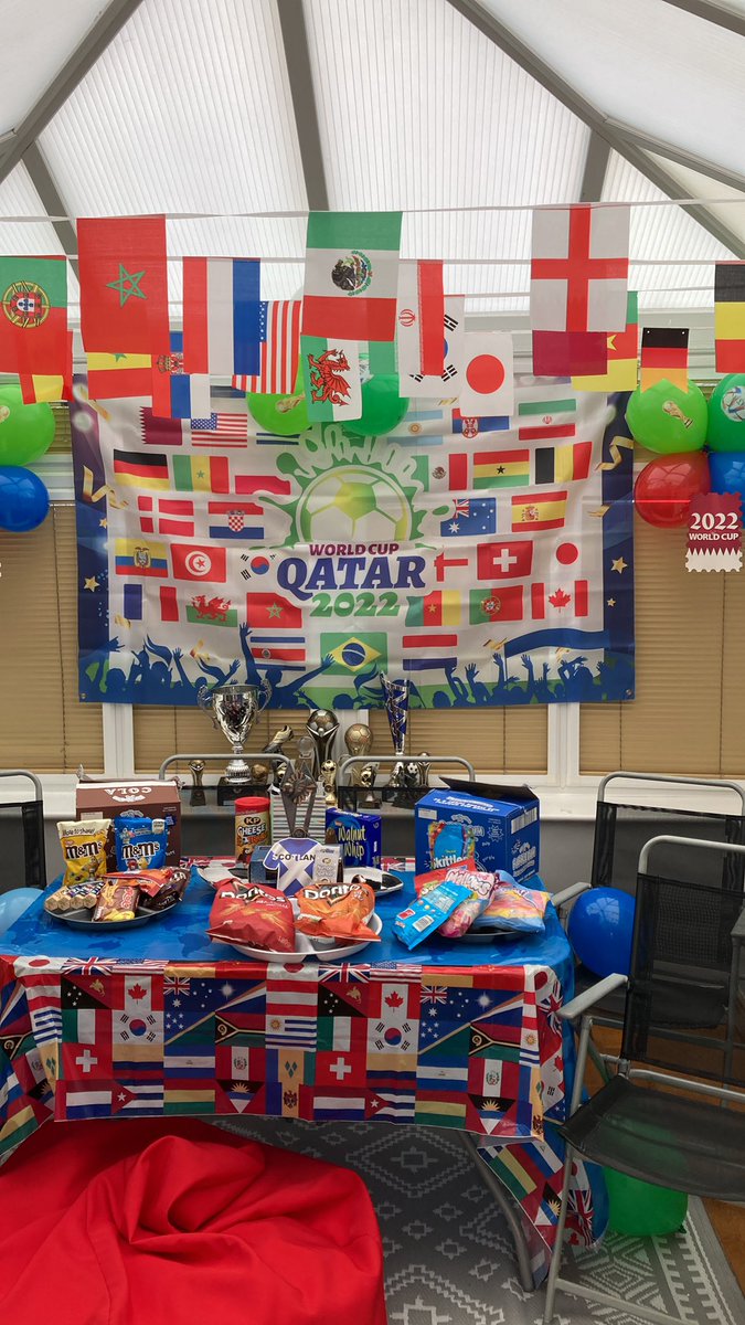 World Cup Fever in HQ 

The takeover to Christmas ⚽️⚽️