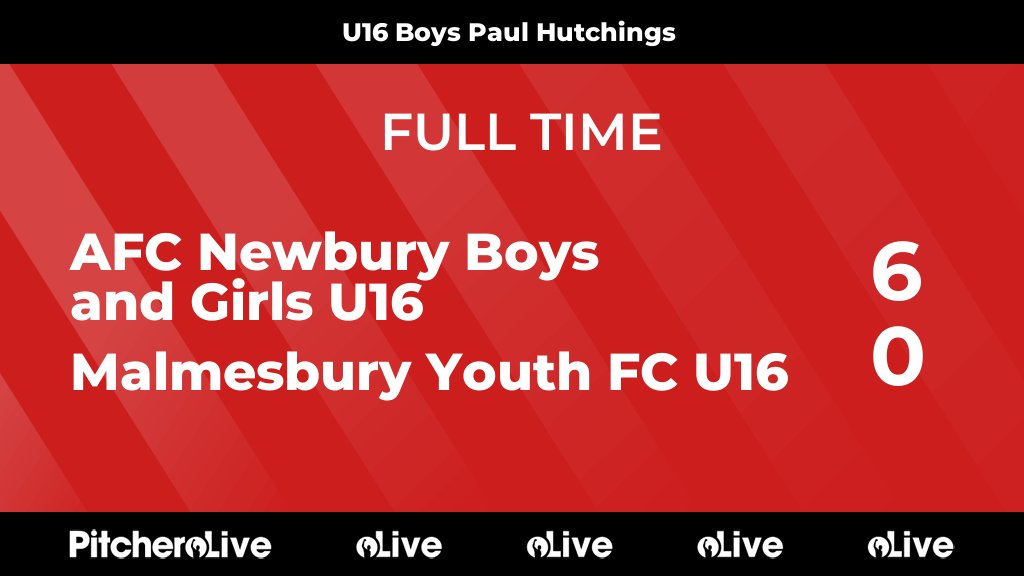 FULL TIME: AFC Newbury Boys and Girls U16 6 - 0 Malmesbury Youth FC U16 #AFCMAL #Pitchero newburyfootball.co.uk/teams/256886/m…