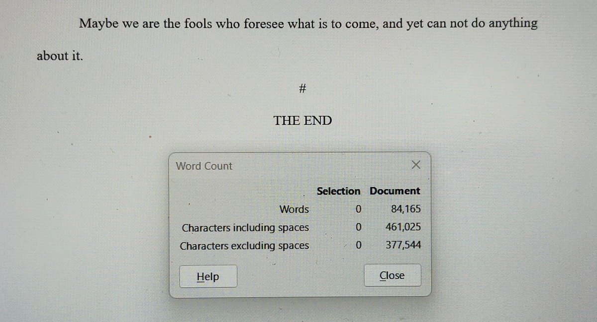 Fidoic's tweet photo. Finally!! 
🥹🥹🥹🥹
The first draft is complete.
I just want to crash down after this marathon. 
And the itch to edit is already taking root.

#amwriting #amediting #WritingCommunity
#writing #writerslife https://t.co/UhaB1gpWUj