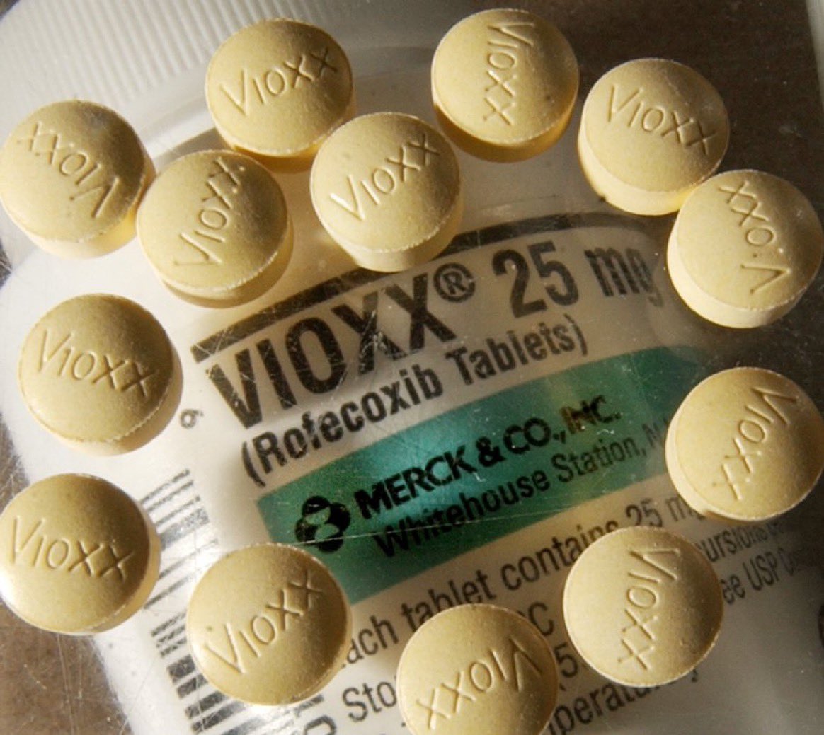 From 1999 to 2004 doctors witnessed &amp; reported the harms of Vioxx. In 2004, Vioxx was pulled off the market and in 2007 pharma agreed to pay $5 billion settlement for liability