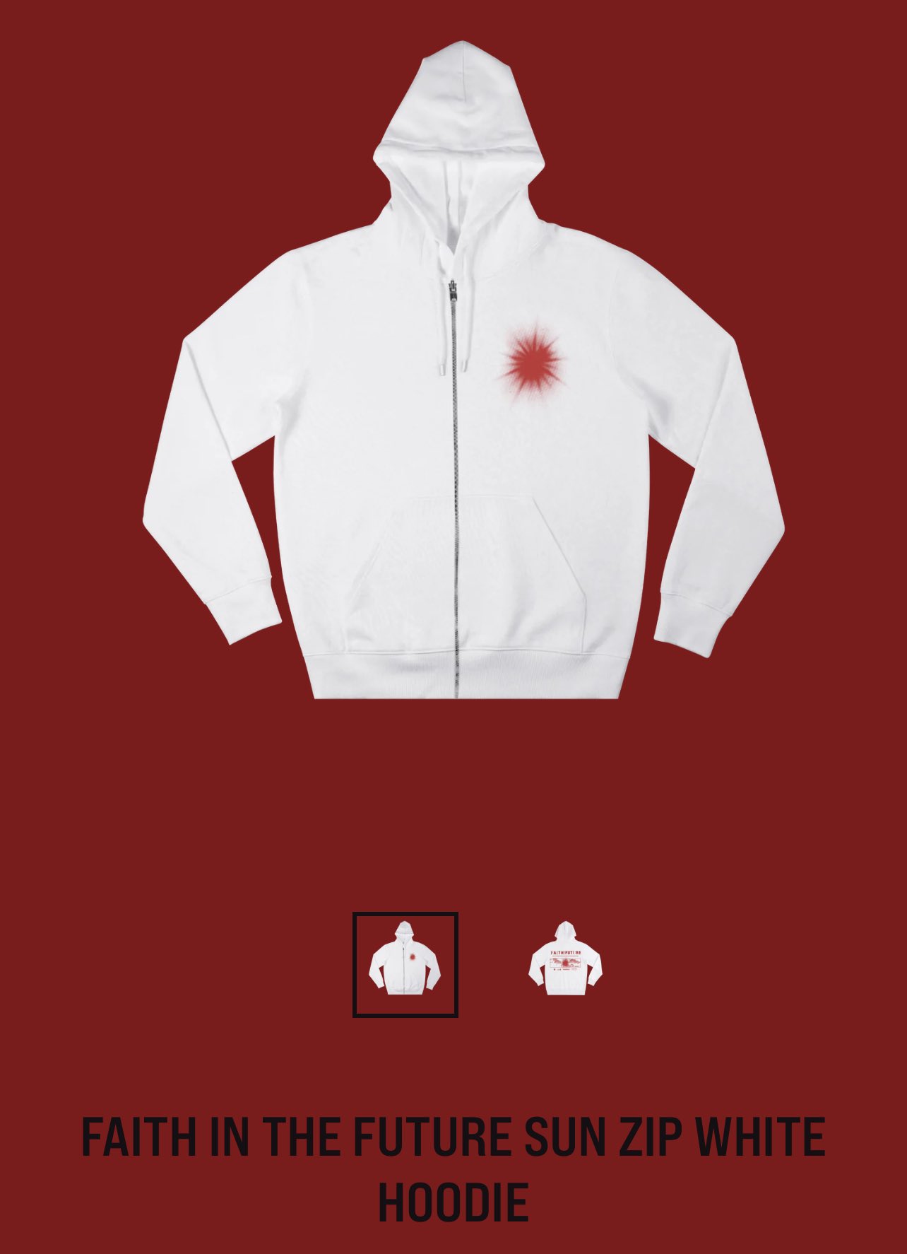 Louis Tomlinson News on X Update The FaithInTheFuture Sun Zip White Hoodie is sold out in all sizes except 2XL Get yours before they re gone https t phUo52Xb2o https t goR3KBuvUR X