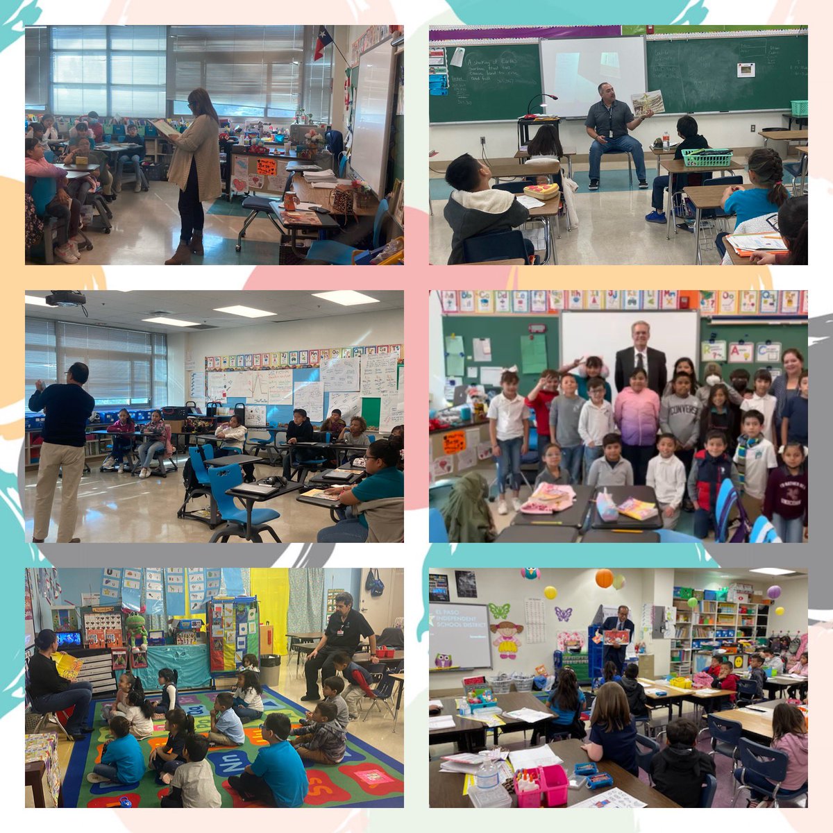 AngelicLopez81's tweet photo. Thank you to all of our special guests who came to read to our @MEpisd Dolphins for Read Across the District.  @MorenoLibEPISD @Ctina_Chapa @EPISDLibraries #EPISDREADS #EPISDRAD https://t.co/ZBnE7zGzBC