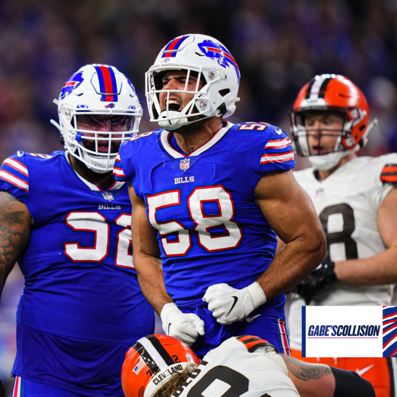 BuffaloBills's tweet photo. Caught you looking at @MatthewMilanoo’s biceps.

@GabesAuto716 | #BillsMafia