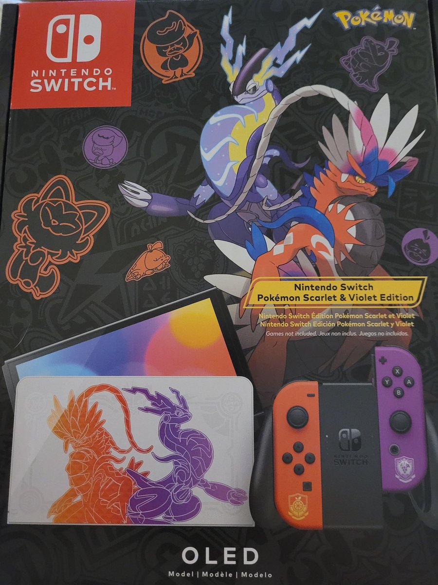 dake9980's tweet photo. 🌟 GIVEAWAY TIME 🌟

🌟 We are giving away the #PokemonScarlet            &amp; #PokemonViolet           OLED Nintendo Switch!

To Enter:
✅ Follow @Anttake__ 
🔁 RT this Tweet
❤️ Like this Tweet
🔔 Turn on my notifications  (CAPTURE in comment) https://t.co/xDyBihRT0O