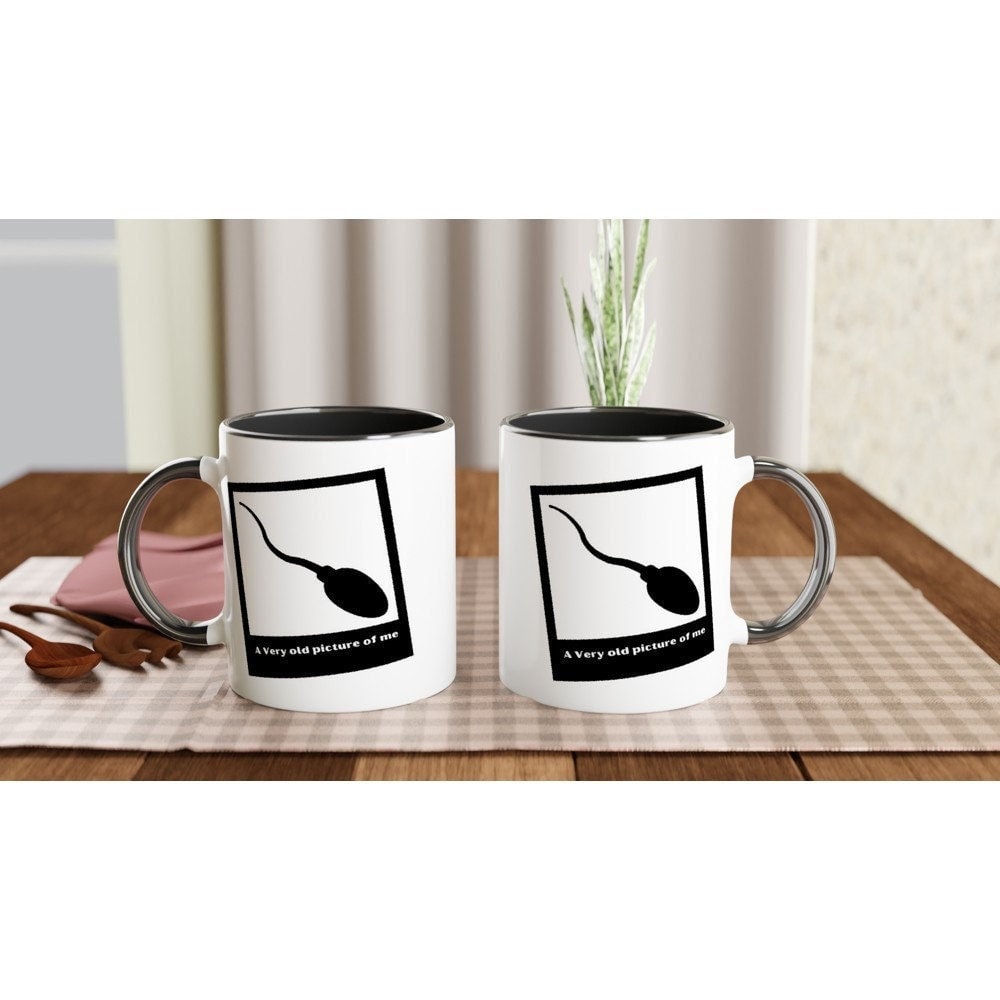 StaceyLHodson's tweet photo. Excited to share the latest addition to my #etsy shop: here's really old picture of me mug sperm mug adult humor mug biology student mug funny birth mug offensive comedy mug funny mug https://t.co/qXrOSakUt4 #white #fathersday #yes #ceramic #no #humouroussaying #catcof https://t.co/XQKjzzQ04Y