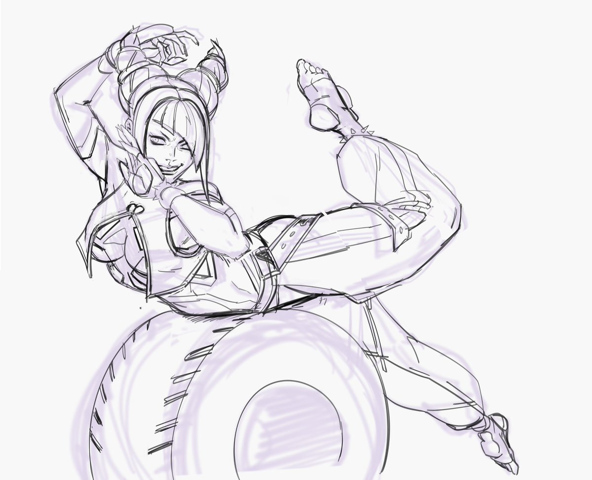 TheDiepod's tweet photo. Are we drawing Juri today or...? https://t.co/zfgVAjW5Cj