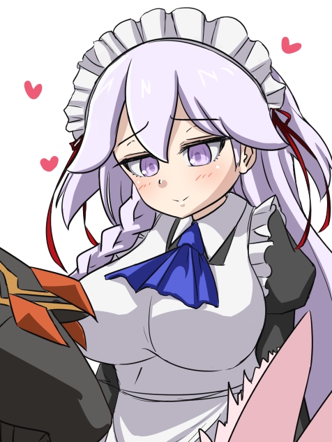 進捗
かわいいメイド服着れて嬉しそうな教導の騎士様 