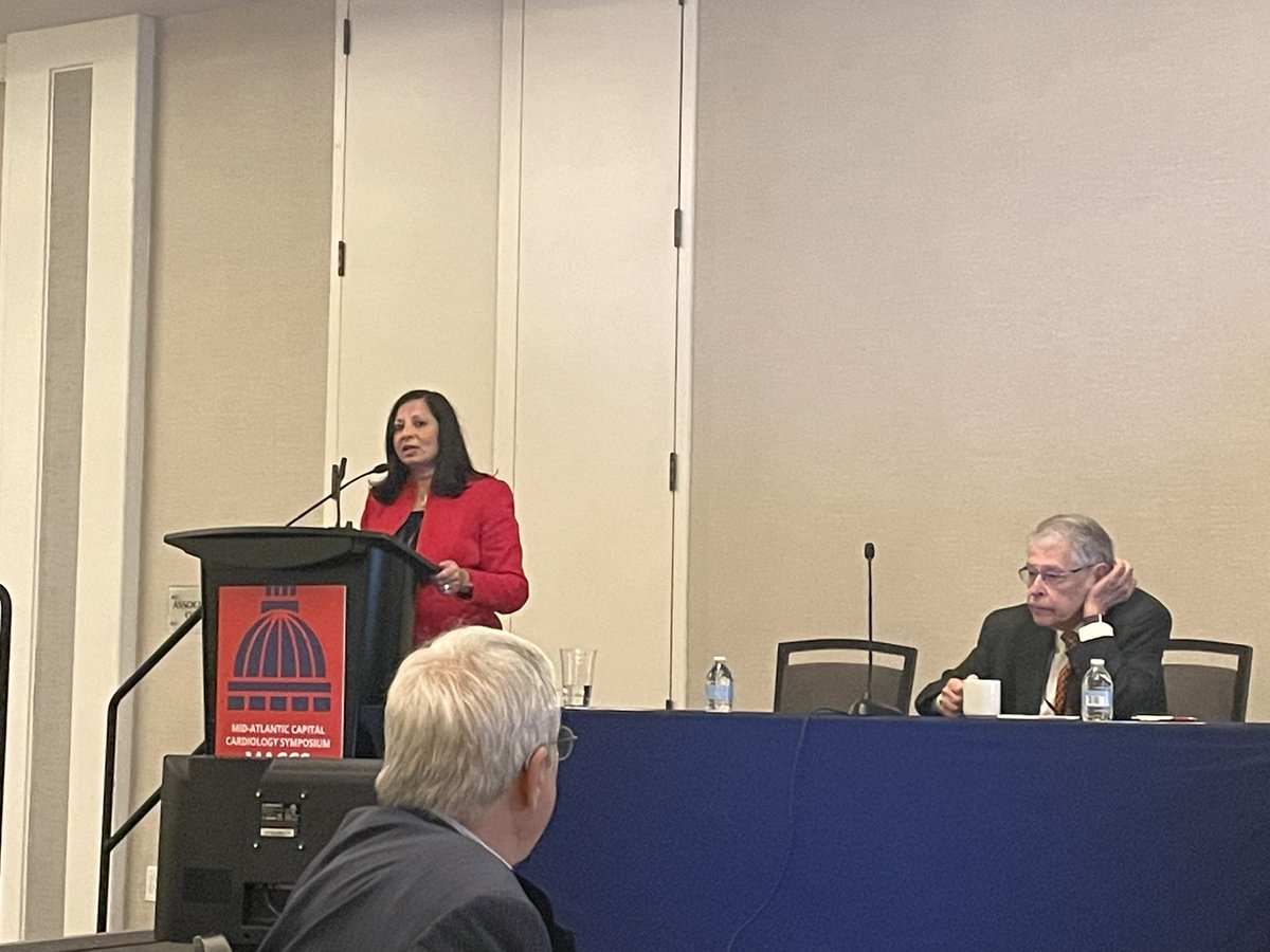 GarimaVSharmaMD's tweet photo. Great evidence based talk by @KSharmaMD Director of HF @hopkinsheart on therapies for HF in the elderly #MACCS22 @sxz110 @kiddiehearts @DrJMarine @RaniKHasan @TalaAltalibMD https://t.co/zUbgX0ZbGF