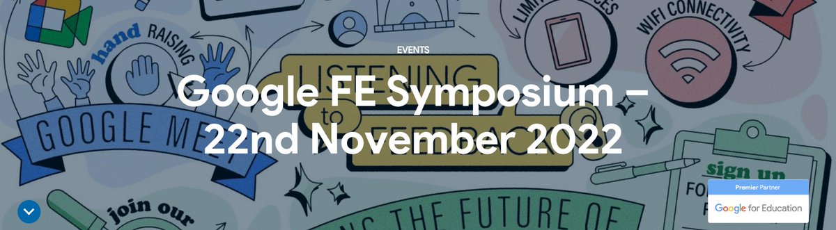 Friends in #FE are short on good news right now, so here's something positive. Take time out on Tuesday &amp; connect with leaders in FE at the fab #Google offices in #London. We've an agenda but this can be a therapy session also. Sign up here c-learning.net/events/fesympo… #edtech