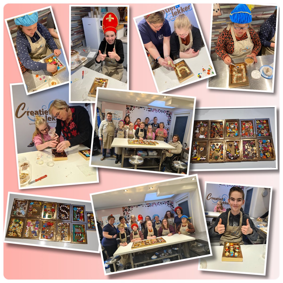 Zaterdag- én zondagmiddag met 2 groepen MeeDoen jongeren naar Creatief en Lekker in Nistelrode geweest voor een leuke workshop Chocoladeletter maken. We hebben genoten en er zijn prachtige letters gemaakt #senb