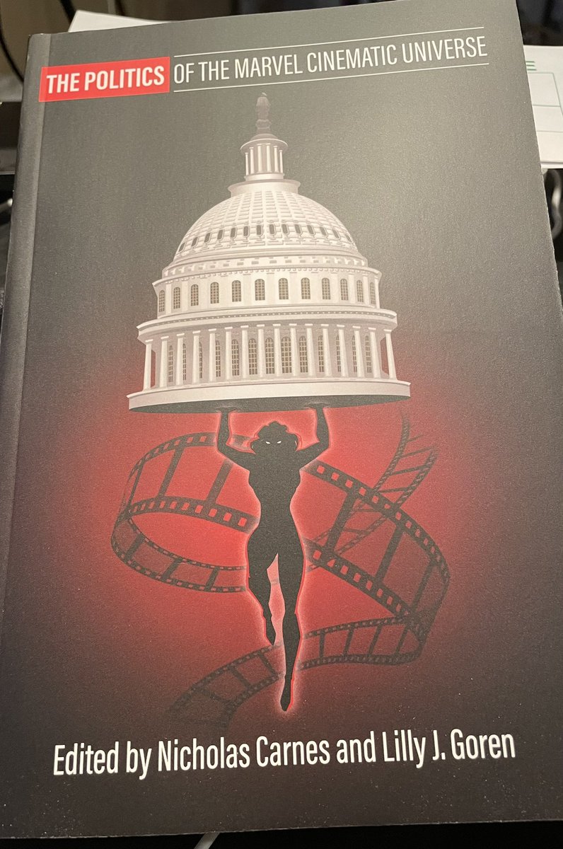 Nice! My copy arrived of <a href="/MCUPolitics/">The Politics of the Marvel Cinematic Universe</a> over the weekend!

Get your copy here: kansaspress.ku.edu/9780700633883/