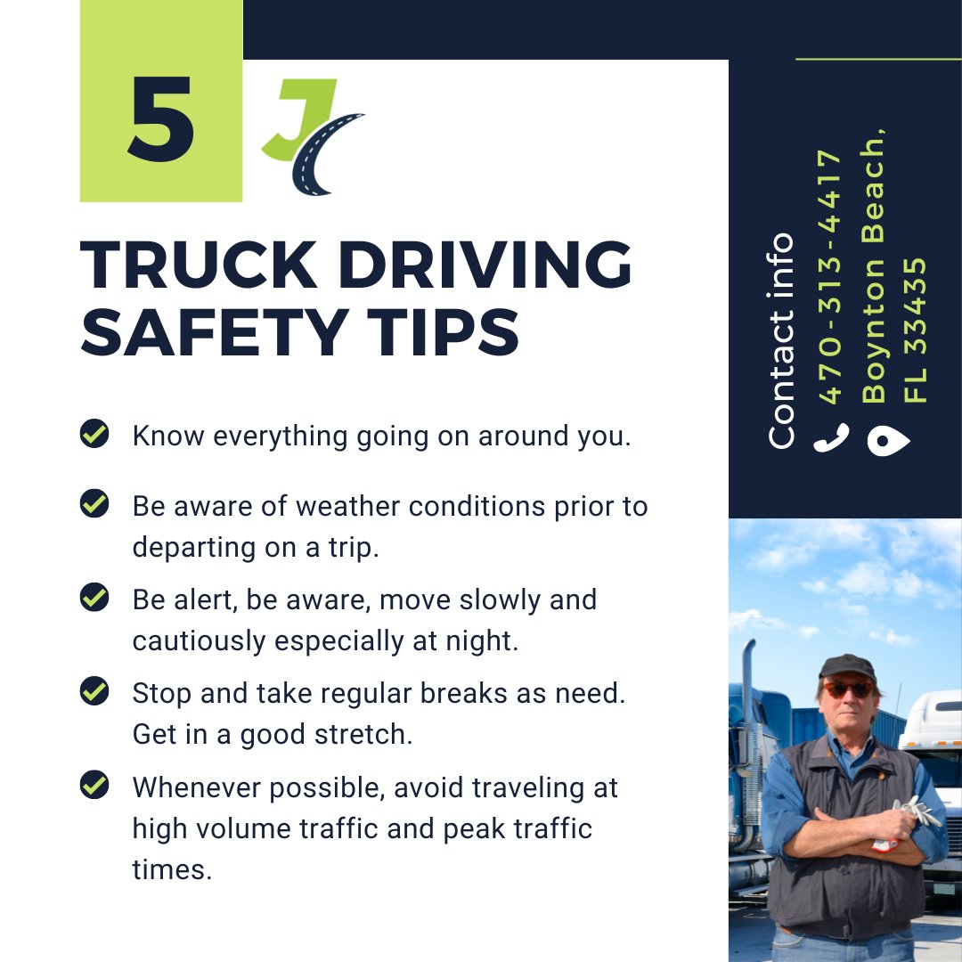 JctruckG's tweet photo. Truck Driving Safety Tips Every Professional Driver Should Follow.
Follow Us For More Tips
📱 Call: +1 470-313-4417
🌎 https://t.co/7mHIzjX0pr
#truck #trucknation #truckdriver #trucksdaily #truckdaily #truckdriversusa #jcgroup #truckerlife #transporation #truckdriverlife https://t.co/jvh6DWXMME