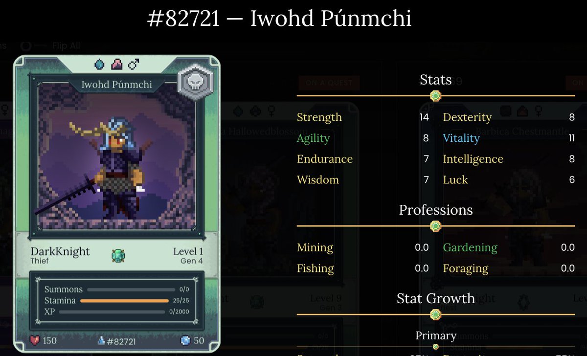 🕯️Surprise #defikingdoms giveaway!🕯️

I dark summoned an extra Dark Knight today, win it by:

1⃣Following me (<a href="/0xWorkhorse/">Workhorse</a>) and <a href="/wsdmlabs/">Wisdom Labs</a> for @DefiKingdoms PVP updates 🏹

2⃣Tagging 3 friends who like #Web3gaming 🧙‍♂️

3⃣ Liking + Retweeting

$JEWEL #BlockchainGames