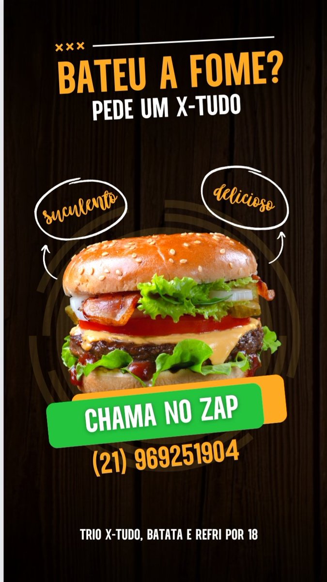 fbburguers021's tweet photo. Hoje a partir das 18 !!

Altas promoções !!

Chama no Whatsapp 
https://t.co/LvdFShiGcq https://t.co/hNWsbhvZ5X