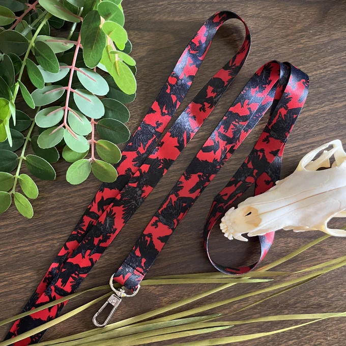 Some shrimp masks, raven lanyards &amp; towels :) 