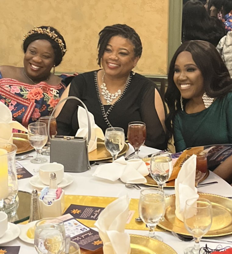 TheDrDawn's tweet photo. A #SisterhoodSunday S/O to these two QUEENS Thecia Jenkins Kwarteng and Dr. Ruth A. Martey who did a phenomenal job speaking at this weekendโs @theblprojects annual fundraiser! ๐ค๐๐๐
#TheDrDawn #CertifiedLifeCoach #TheCommunicationCoach #Speaker #Author #Media #Host #Emcee https://t.co/tfFb6d0AXA
