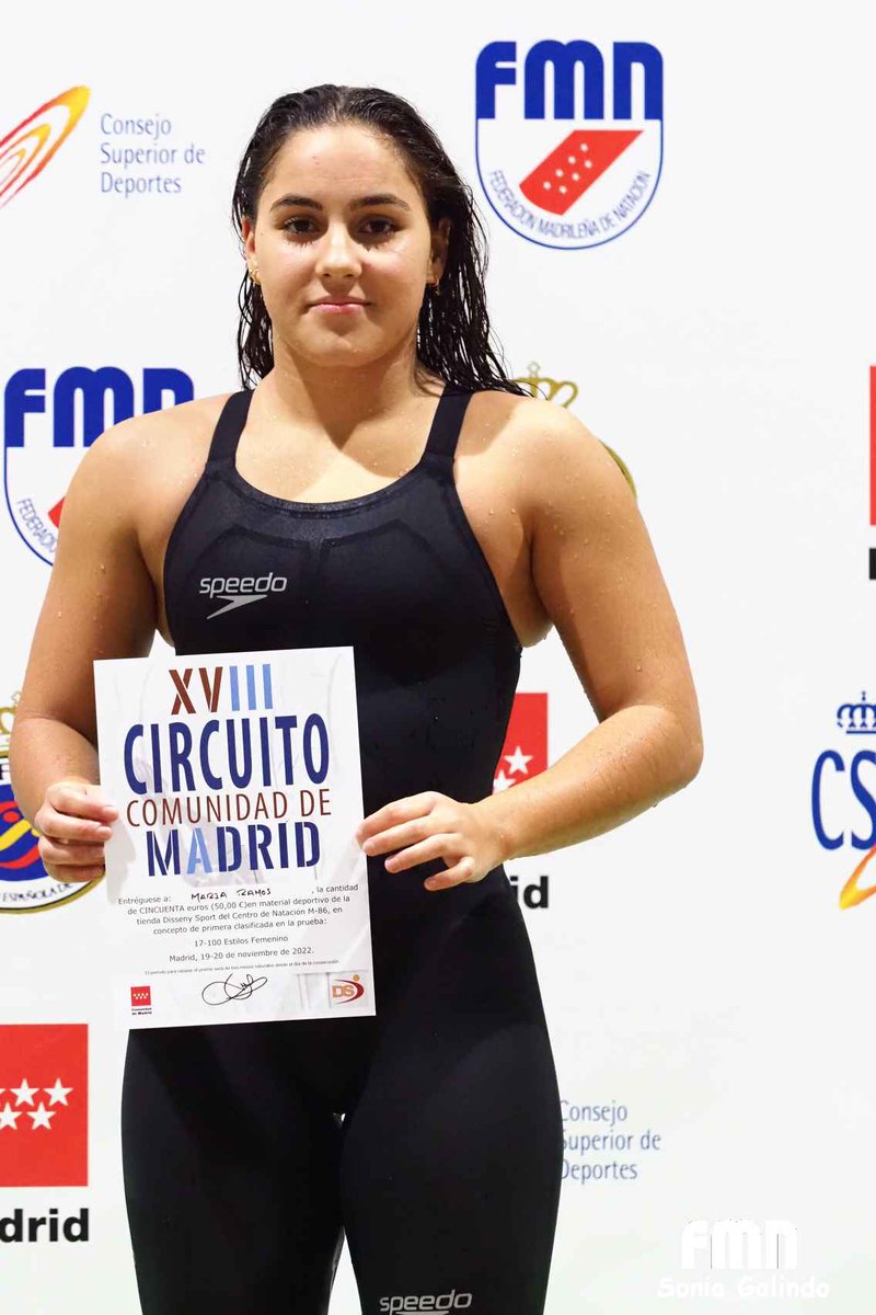 GSDcdeportivo's tweet photo. Circuito Open Madrid Invierno: PABLO PEDREÑO ALBALADEJO campeón en 100 Braza, JIMENA RUIZ SÁNCHEZ campeona en 50 Mariposa, MARIA RAMOS NAJJI campeona en 50 Braza y MARÍA DAZA GARCÍA campeona en 100 Libre, en esta segunda y última tarde con 41 finalistas GSD. ¡Enhorabuena a todos! https://t.co/owJDPkG0Hk