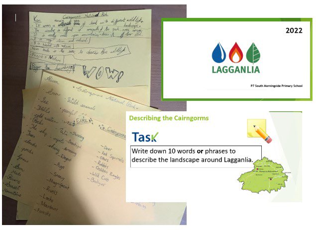 TransitionBHS's tweet photo. A busy week at primary! P7 pupils creating and describing climate graphs. South Morningside pupils preparing for their trip to Lagganlia. Developing skills for high school. Fantastic work. #futuregeographers https://t.co/RnHyJOYEV6