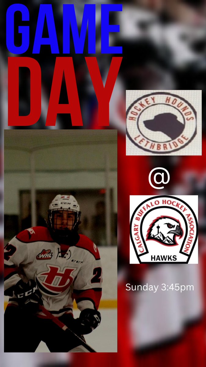 lahounds1's tweet photo. Hounds game vs CBHA Hawks 3:45pm in Calgary #dogpound #getupleth https://t.co/rAXD3xhb7Q