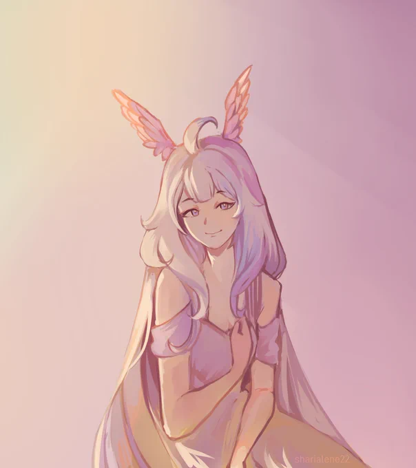 rough birb painting at 5 am because why not :3 #Palouette 