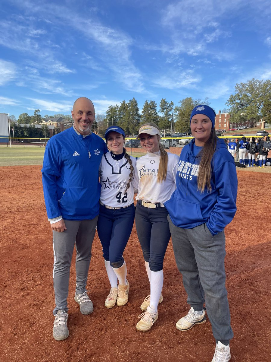 i had a super fun time at my future home and meeting one of my teammates today! thank you to coach hill and coach jason for a great day! @NCstarsnational @LimestoneSball @graciewalkerr