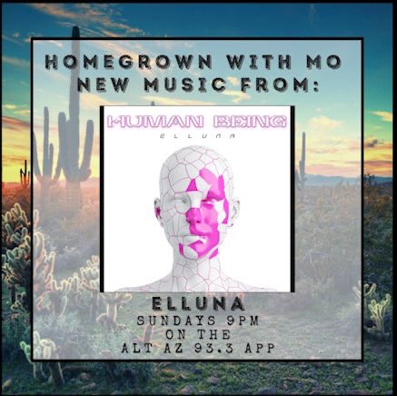 ellunartist's tweet photo. TONIGHT!!! Human Being will air for the first time on @altaz933 the #HomegrownWithMo show. I hope some of you can tune in 🫶 Here’s the link to do so:
https://t.co/70ene7hJIG
#Phoenix #Arizona #altaz933 #radio #independentartist #artpop https://t.co/W3aQPA6OgY