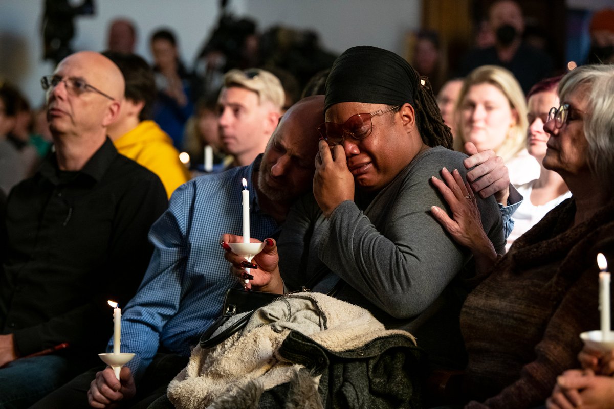 All Souls Unitarian Church and Inside Out, an organization that provides support to LGBTQIA2+ youth, held a service for community members to grieve together following the mass shooting at Club Q in Colorado Springs.