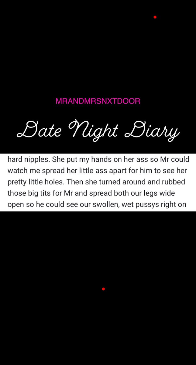 mrandmrsnxtdoor's tweet photo. So…trying something new! Date Night Diary. I got so #horny writing out all the hot details from last nights #datenight     All on our #OF with some hot pictures of my #pussy . 9 days free trail right now if you want to read about it. #wifematerial #hotwifeclub #StripClub #xxx https://t.co/KhkZrp54jR