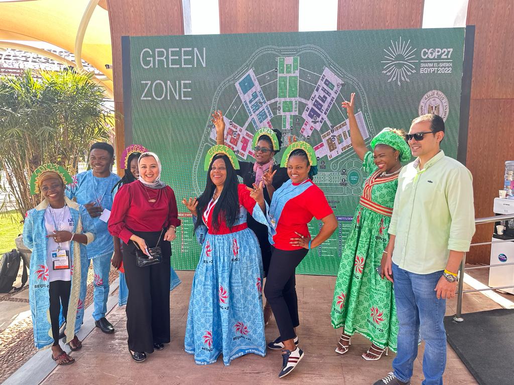 ZoFem's tweet photo. I just want to take this opportunity to sincerely thank all @WfacCmr partners for their continued support &amp; trust especially in facilitating the meaningful participation of ♀️+Yth from central Africa region #COP27  🧵🪡 https://t.co/dUvREdewak