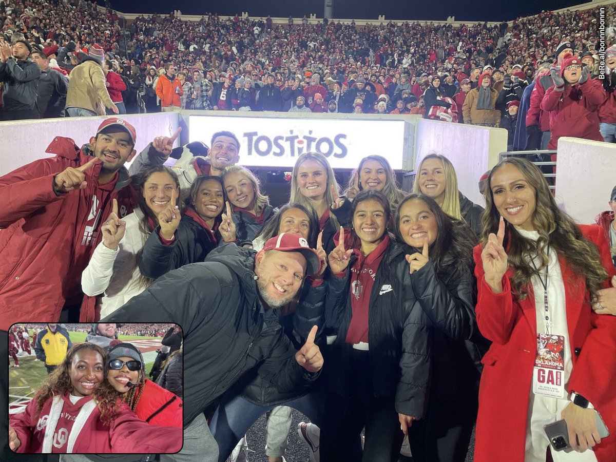 Perfect ⚠️ 𝗕𝗲𝗥𝗲𝗮𝗹 ⚠️ moment.

Thanks for having us, <a href="/OU_Football/">Oklahoma Football</a>!