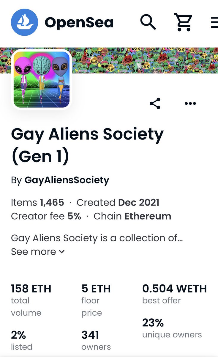 thegayaliens's tweet photo. 😍😍😍

Join Us In Discord 
https://t.co/cPh9uLP5Qf

https://t.co/NQUUqT1w22

#NFT #NFTs #NFTCommunity #Trending https://t.co/xgTGqmaRfx