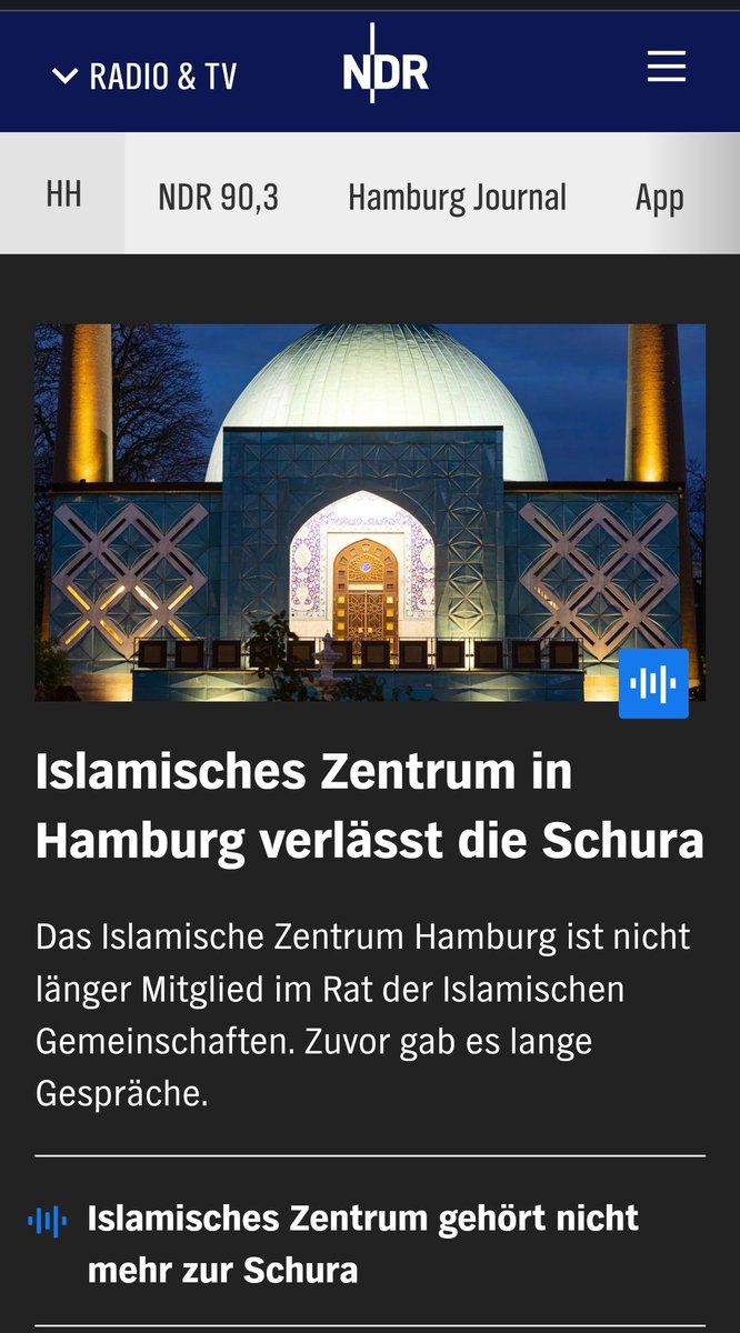 خبری که مدت‌ها منتظرش بودیم؛ امشب منتشر شد. مسجد علی #هامبورگ امروز از انجمن‌های اسلامی (شورا)؛ خارج (بخوانید اخراج) شد. تا بسته شدن همیشگی درهای لانه‌ی تروریستی جمهوری اسلامی در هامبورگ تنها یک قدم مانده است و آن قدم چیزی نیست جز صدور دستور به پلیس برای پلمپ...
#مهسا_امینی