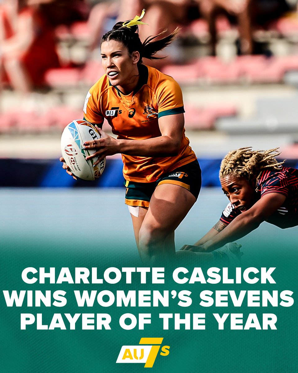 Australia Sevens (@aussie7s) on Twitter photo Topping off an incredible year 🤩
Congratulations, <a href="/CharlieCaslick/">Charlotte Caslick</a> 🎉
#Aussie7s #WorldRugbyAwards Topping off an incredible year 🤩
Congratulations, <a href="/CharlieCaslick/">Charlotte Caslick</a> 🎉
#Aussie7s #WorldRugbyAwards