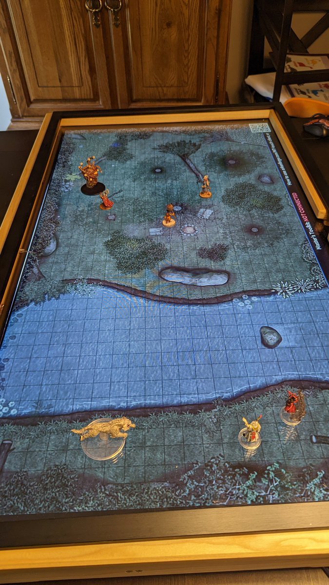 Huge props to my good friend Kevin for making this IR table for me. Nothing more exciting than stepping up my Game nights!!!
#DnD #vtt #TTRPGs #battletech #RPG #warhammer40k #gaming #arkenforge #nerd