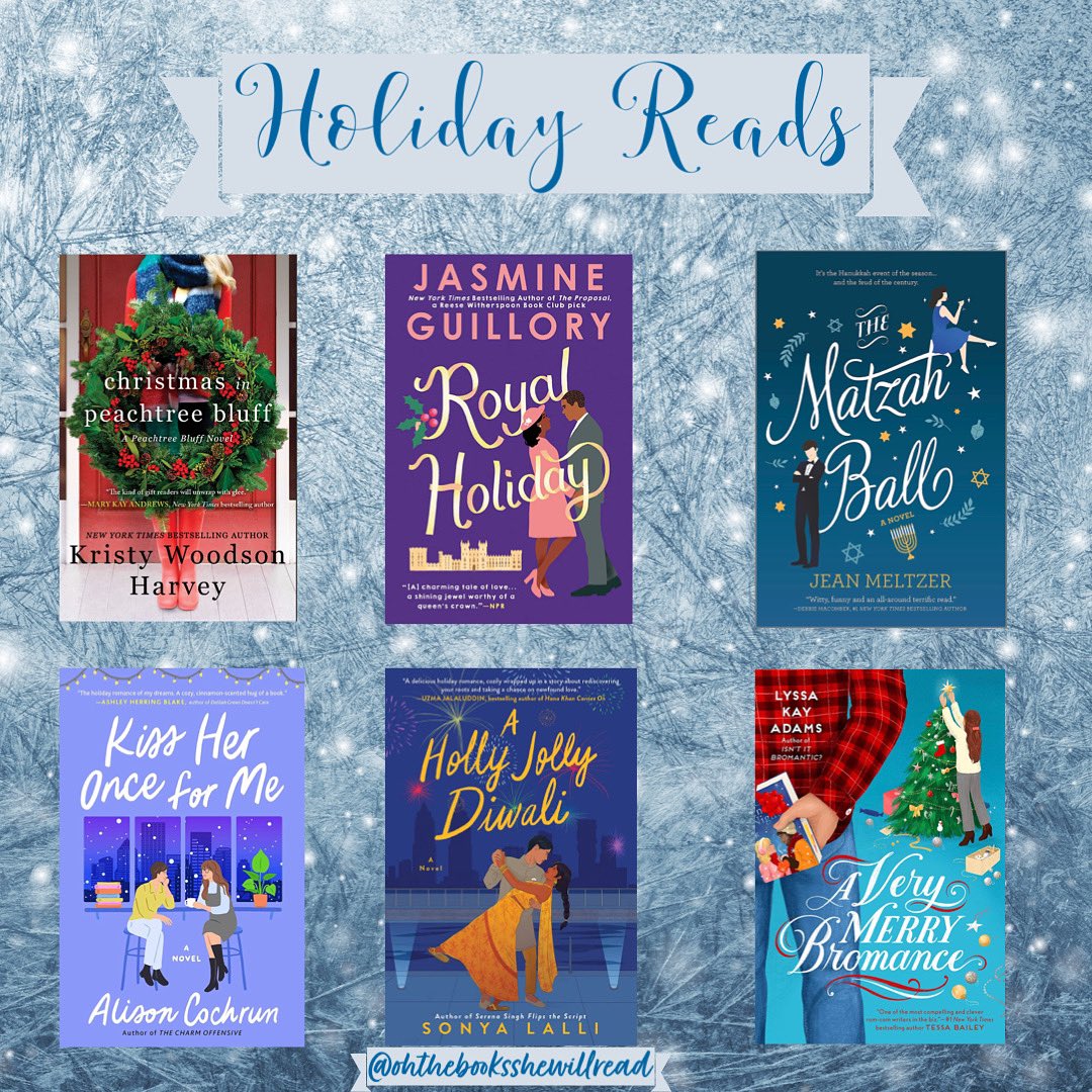 Hi y’all! Here are a few books that I hope you enjoy reading this holiday season. Thank you, tagged publishers for #gifting these books to me. #penguinrandomhousepartner #whattoread #holidays #readingcommunity #booktwt