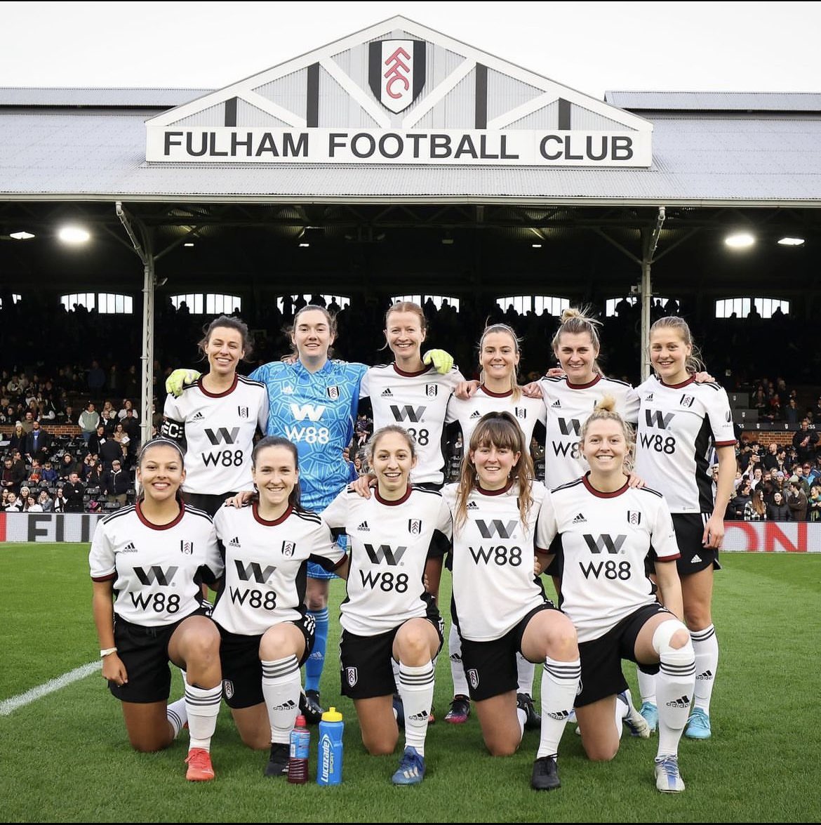 tiaforeman7's tweet photo. What an incredible experience we had today! @FulhamFCWomen @ Craven Cottage in front of 3k fans! Thank you for all the support, it was absolutely phenomenal! 🤍🖤 https://t.co/W1t4R3D0dC
