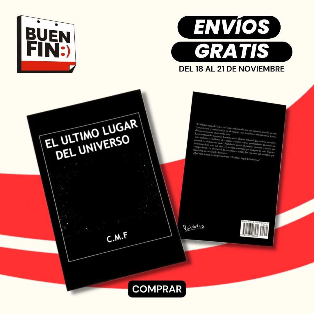 comercenter_mx's tweet photo. 🧏‍♀️La eternidad, la inexistencia total y los rincones del universo que esconden inconcebibles horrores. ☄️
🤷‍♀️¿Qué sera lo que está esperando en "El último lugar del universo"? 💫

https://t.co/fFFjIYX0Eo

#BuenFin #EnvíoGratis #Comercenter #libros #lectura #YoAmoLeer https://t.co/ZRI4XjMsPI