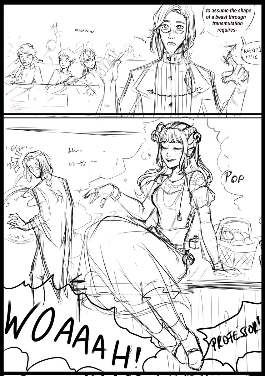 after C2 ended I made a future HC comic page I never finished and I just realized I was close to #m9reunion Jester's look haha