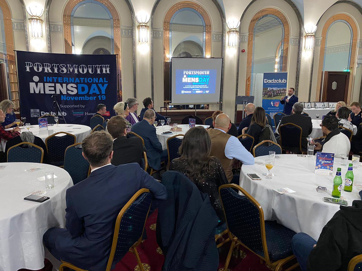 Wow, what a night that was! It was an absolute privilege to share the room with some incredible individuals and organisations doing amazing things for others in Portsmouth as we celebrated International Men’s Day last night! #internationalmensday #portsmouth