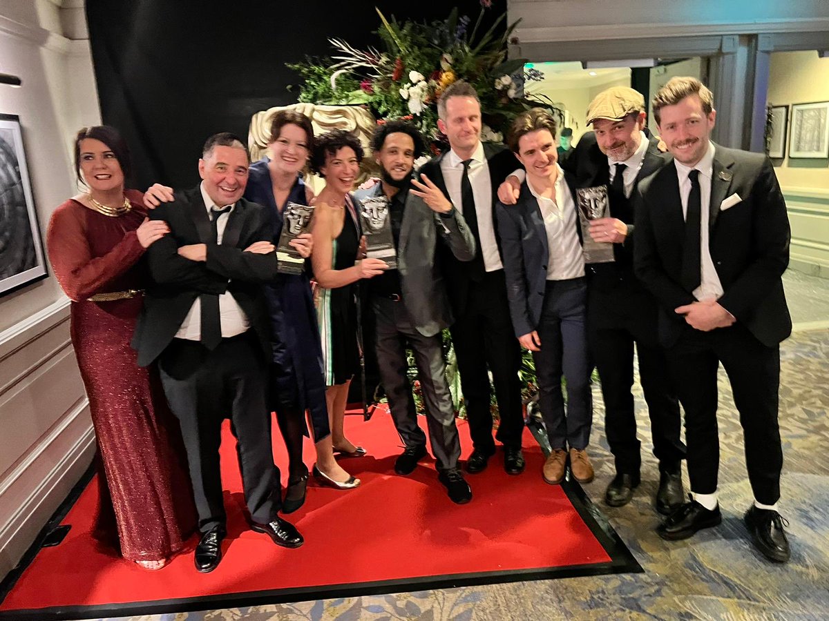 THREE BAFTA Scotland awards tonight for the Firecrest team #batftascotawards