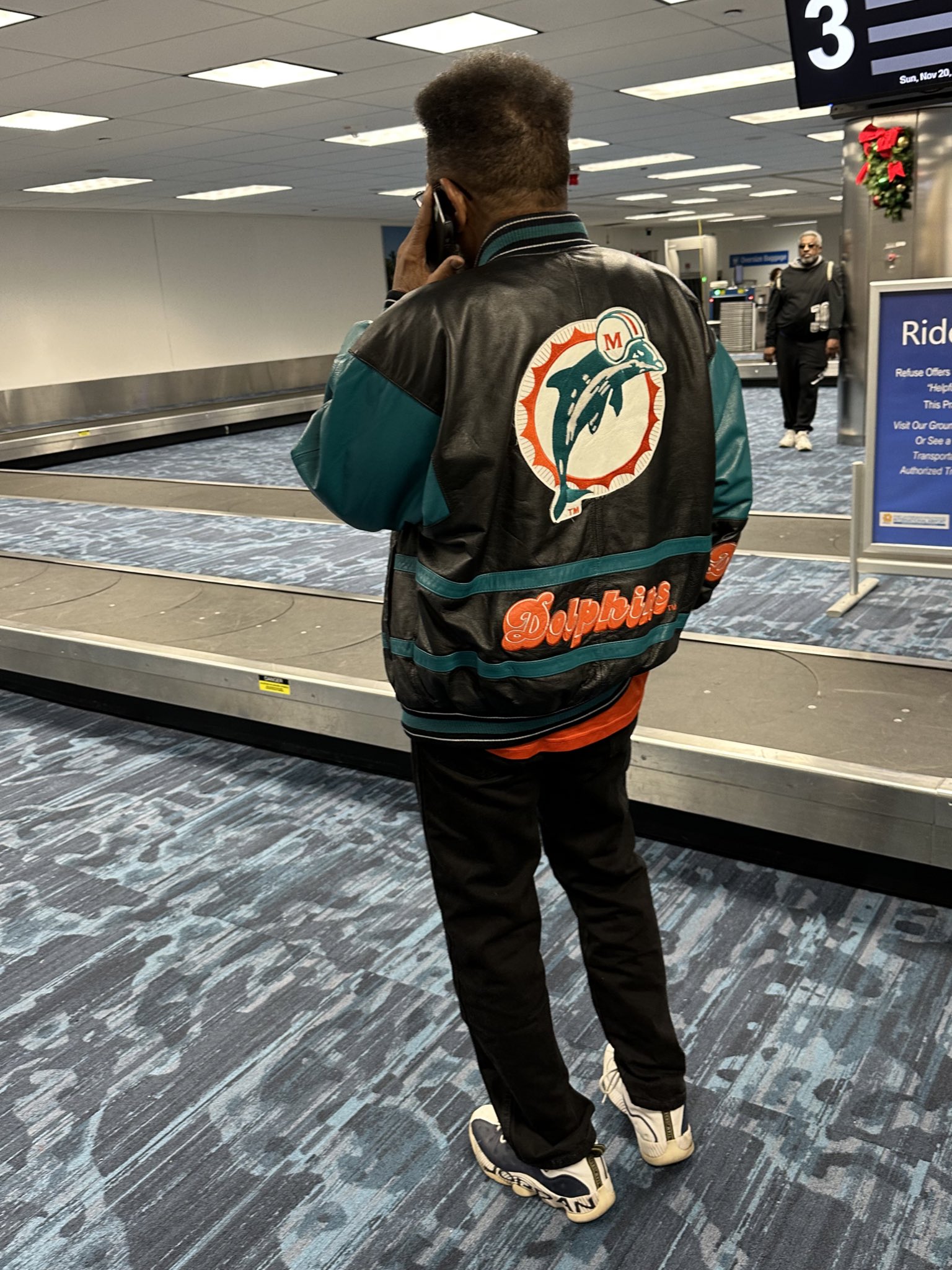 dolphins vintage jacket