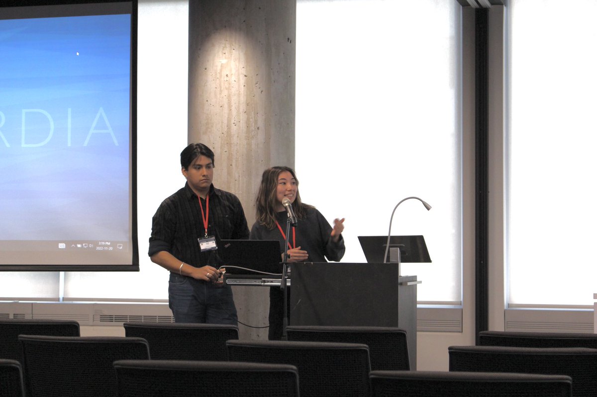 Students, Makenna and Justin, from <a href="/sedscanada/">SEDS-ÉEDS Canada</a> provided a look into the number of things students can do to gain hands on experience in the space industry. Finding a mentor, joining student clubs, and networking were a few examples that have been helpful in their careers so far.