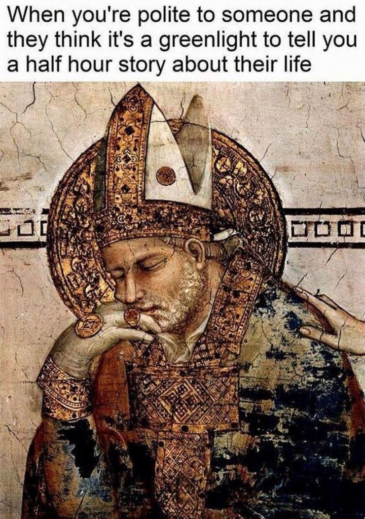 IntrovertUnbnd's tweet image. If only there was a strategy for dealing with that chatty extrovert...
Oh, wait, there is: introvertunbound.podbean.com/e/how-to-deal-… 
 #introverts #introvertmeme #introvertsunite #introvertthoughts #introverted #introvertmemes #introvertquotes #introvertstruggles #introvertlife