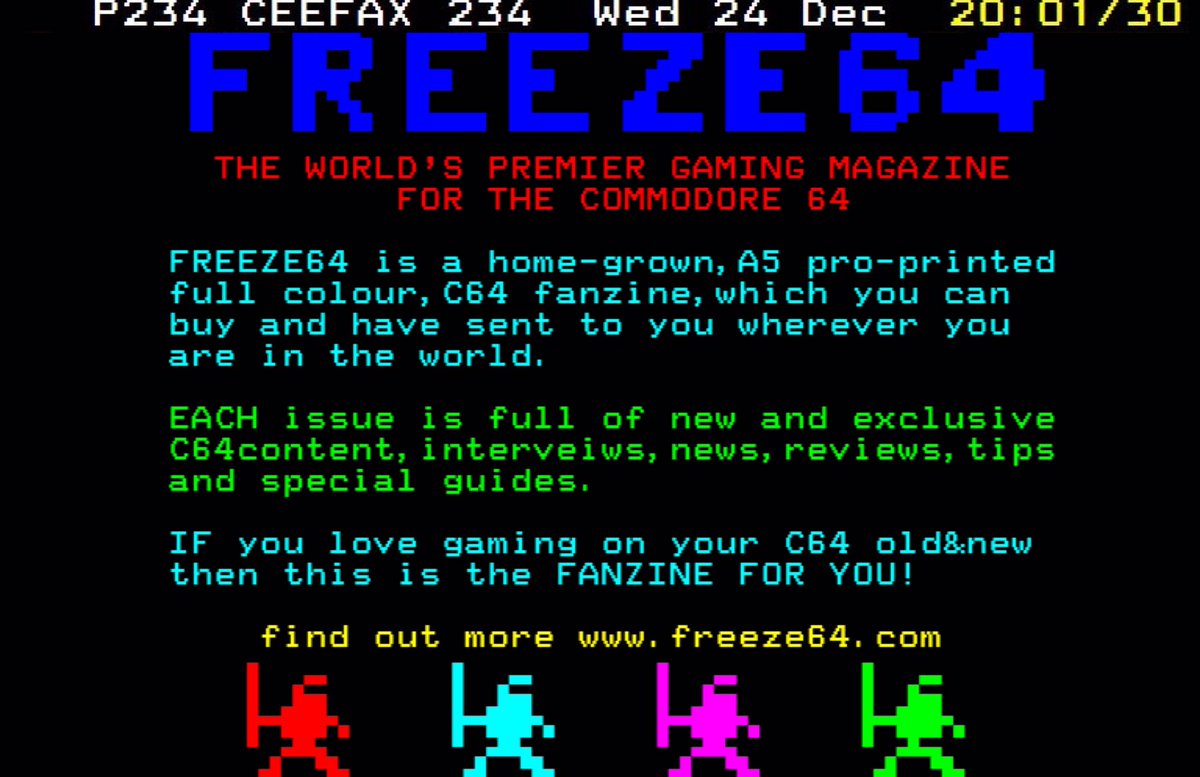 FREEZE64UK's tweet photo. Please retweet 😊🙏🕹⌨️📺
https://t.co/h4GvtoI6Jt
#Commodore64 #C64
#PassionForTheCommodore64
#Teletext #Ceefax https://t.co/wZMRidfAkz