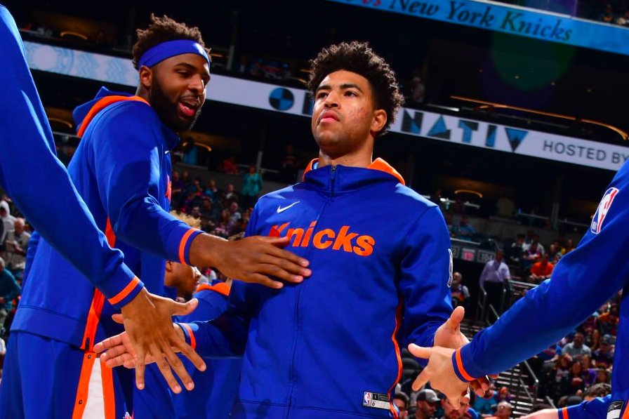 Quentin Grimes has been the best player on the court today for New York