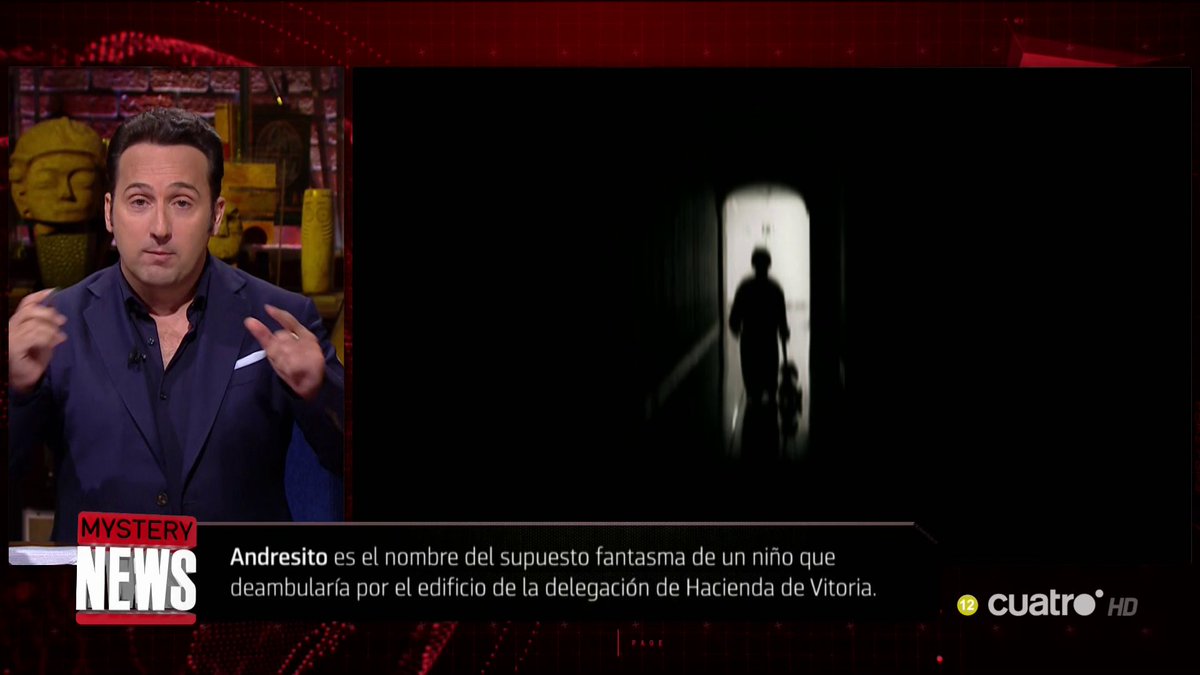 Andresito es el nombre del supuesto fantasma de un niño que deambularía por el edificio de la delegación de Hacienda de Vitoria #CuartoMilenio