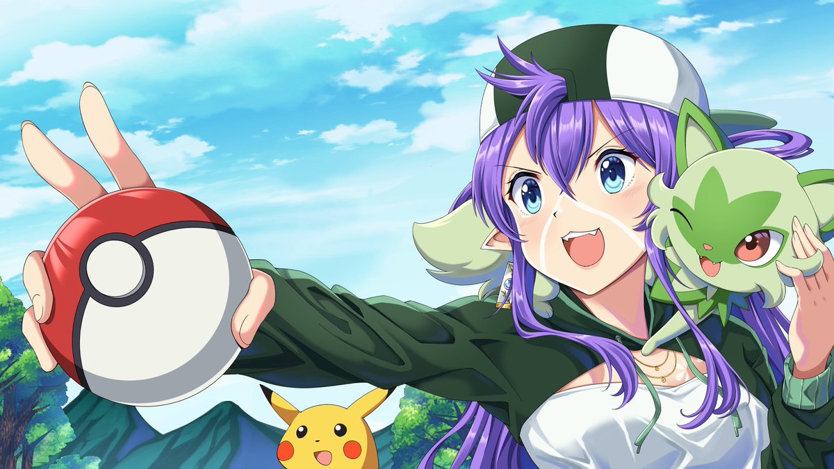 sen_via's tweet photo. LIVE! 
#viasenpai
https://t.co/lbny1pOcix

Pokemon Violet: Day 1
ATTEMPTING MY FIRST EVER POKEMON NUZLOCKE! 
art:@/Sutemeto

#Vtuber #VtubersEN #PokemonViolet https://t.co/DV4uSQLaKW